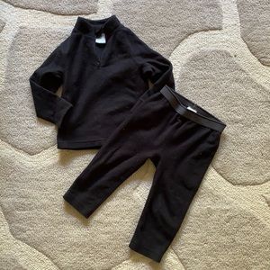 REI fleece pants and sweatshirt (2T)